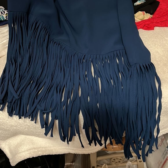 NFC 721 Open Back Fringe Top - Picture 12 of 14